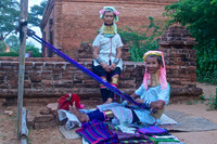 Kayan Weavers with Neck Rings