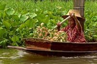 Old Couple on a Bankok Klong