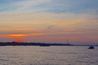 Sunset on the Yangon River
