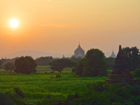 Morning Sun over the Bagan Plain