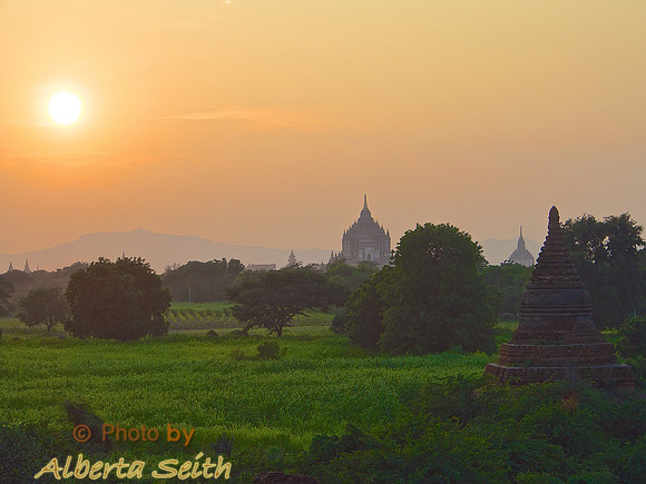 Morning Sun over the Bagan Plain