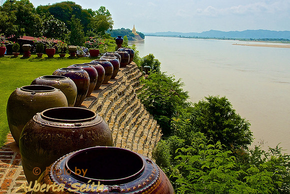 Sunset Garden Restaurant on the Irrawaddy River-Bagan