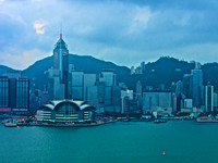 Victoria Harbour from Peninsula Hotel-Hong Kong