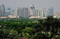 Lok Ma Cha Garden overlooking Shenzhen, China