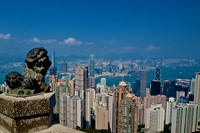 View from Lions Point, Victoria Peak--Hong Kong