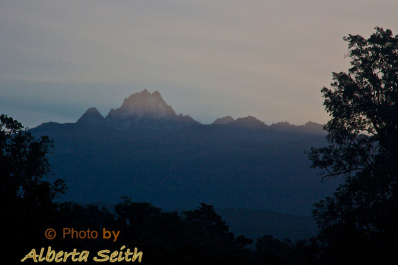 Mt Kenya at Dawn