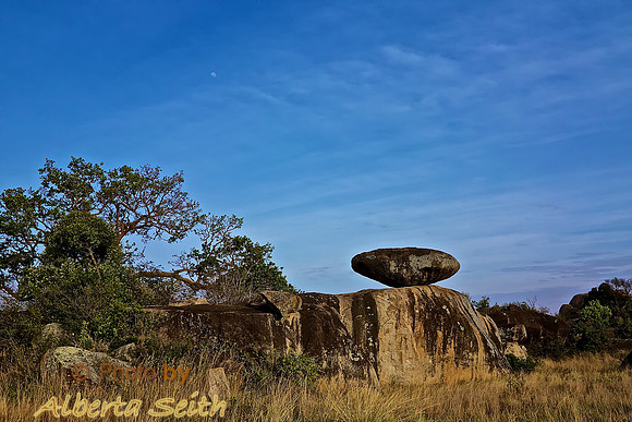 Balance Rock on a Kopje in the Maasai Mara by Lobo Lodge