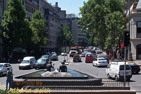 Touring Downtown Santiago