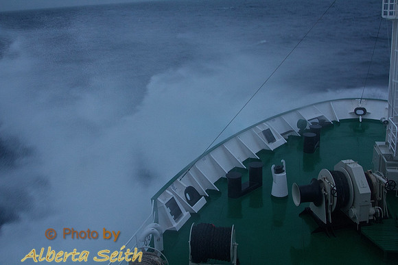 High seas in the Drake Passage